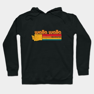 walla walla Washington Retro Hoodie